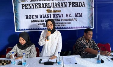 Roem Diani Dewi Sosialisasikan Perda No 14 Tahun 2018 tentang Bantuan Hukum bagi Masyarakat Tidak Mampu