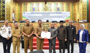 Rancangan Peraturan Daerah (Ranperda) Pajak dan Retribusi Kota Pekanbaru Telah Diparipurnakan