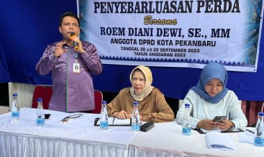 Anggota DPRD Roem Diani Dewi Lakukan Penyebarluasan Perda No 14 Tahun 2018