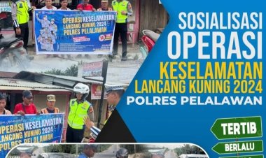 Operasi Keselamatan Lancang Kuning 2024 Wujud  POLRI Peduli Terhadap Pengendara