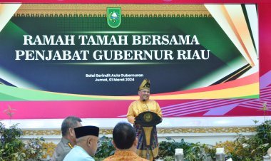 Bupati Rohil Hadiri Acara Temu Ramah: Selamatkan Pelantikan SF Hariyanto sebagai Pj. Gubri!