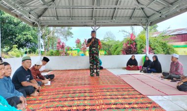 Menyambut Datangnya Bulan Ramadhan, Ketua IKBMP Goro Bersama Warga Sambil Bersilahturahmi Dan Ziarah