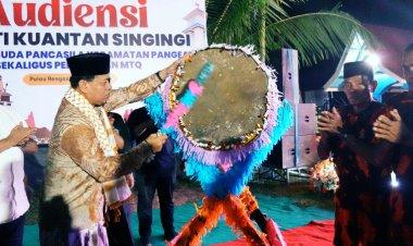 SATU-SATUNYA PEMUDA PANCASILA DI KUANSING YANG MENGGELAR MTQ, BUPATI SUHARDIMAN APRESIASI DAN DUKUNG PENUH PROGRAM PP PANGEAN