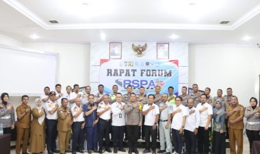 Satlantas Polres Pelalawan Inisiasi Rapat Forum RSPA Membahas Ruas Jalan Rusak Di Kabupaten Pelalawan