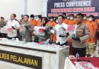 Polres Pelalawan Gelar Pres Conference Pengungkapan Kasus Selama Ops Antik Lancang Kuning 2024