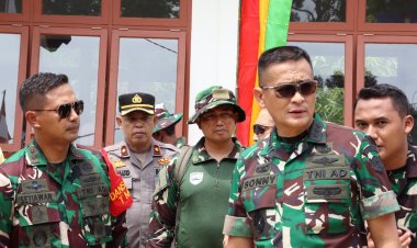 Ketua Tim Wasev : Letnan Jenderal TNI Sonny Aprianto Cek Langsung Sasaran TMMD Ke-121 Kodim 0313/KPR