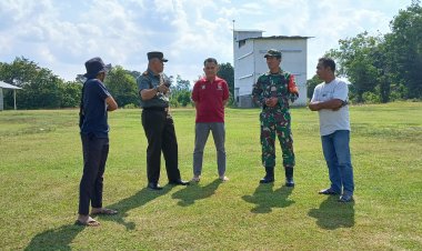 Satgas TMMD Kodim 0313/KPR, Persiapkan Lapangan Helipad Jelang Penutupan TMMD Ke 121 Di Desa Domo