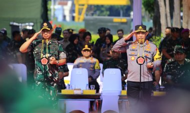 Sinergitas TNI-POLRI Pastikan Siap Amankan Dan Kawal Rute Pelantikan Presiden
