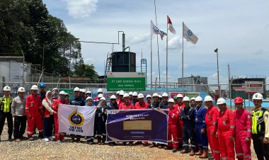 Perluas Wawasan tentang Migas, Pengurus IATMI Field Trip ke EMP Energi Riau
