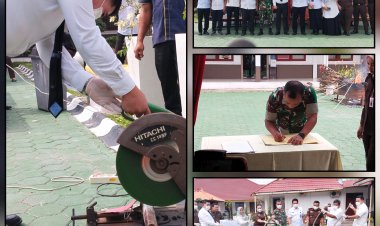 Kejari Pelalawan Gelar Pemusnaan Barang Bukti Tindak Pidana Umum