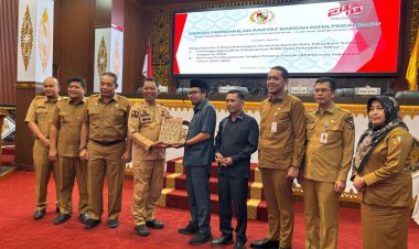 DPRD Pekanbaru Gelar Paripurna Bahas Dua Ranperda Penting