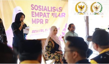 Anggota DPD RI-MPR RI  Sewitri M.Sos Gelar Sosialisasi Empat Pilar