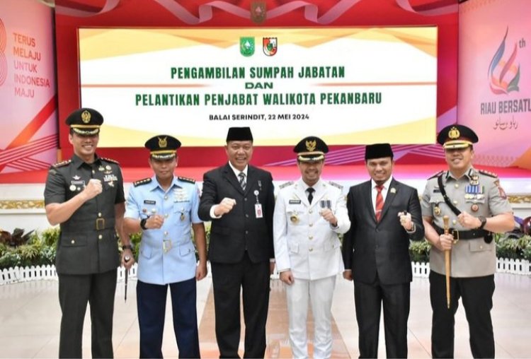 Risnandar Mahiwa Resmi Dilantik Sebagai Pj Walikota Pekanbaru, Tengku Azwendi Fajri Berikan Dukungan Penuh