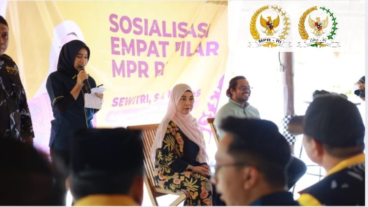 Anggota DPD RI-MPR RI  Sewitri M.Sos Gelar Sosialisasi Empat Pilar