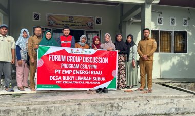 PT EMP Energi Riau Gelar FGD Bersama Para Pelaku UMKM Dan Karang Taruna