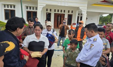 Terharu, PT NWR Salurkan Bantuan ke Ahli Waris Karyawan PT ERB Korban Kecelakaan Tunggal