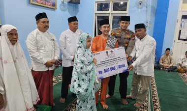 Polsek Sungai Mandau Hadiri Safari Ramadhan Bupati Siak, Perkuat Silaturahmi dan Keamanan
