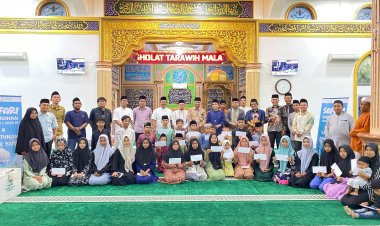 Safari Ramadhan EMP Bentu Limited di Langgam Disambut dengan Makan Bajambar