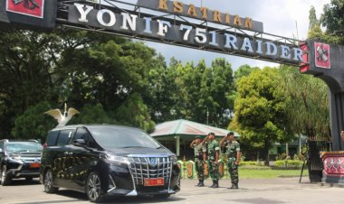 Menhan RI Kunjungi Batalyon Infanteri 751/VJS