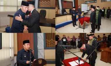 Fauzi Asni Resmi Dikukuhkan sebagai Penjabat Sekda Siak