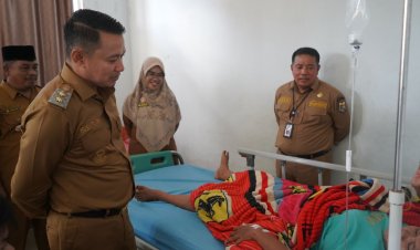 Wabup H Husni Thamrin Sidak Puskesmas Usai Kunjungan ke SMPN 2 Ukui