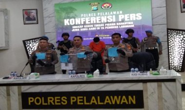 Kapolres Pelalawan AKBP Afrizal Asri S. I. K Tidak Memberi Ruang Para Pengedar Narkotika, Himbauan Untuk Kepala Sekolah