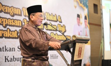 IKM Rohil Gelar Halal Bi Halal di Pekanbaru, Bupati H. Bistamam Ajak Masyarakat Dukung Pembangunan