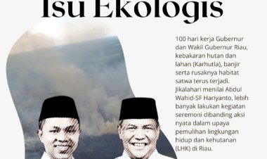 100 Hari Kerja Gubernur - Wakil Gubernur Riau  Seremoni Isu Ekologis