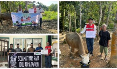 EMP Energi Riau Salurkan Hewan Kurban di Sekitar Lokasi Operasional Wujud Sinergi Berbagi Kebaikan Sesama