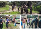 Fasilitas Umum Di Tutup Koppsa-M, Tim Raga Polda Riau Pengamanan Masyarakat Desa Buka Portal Fasilitas Umum Secara Prosedural