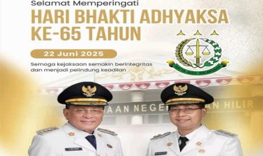 Pemkab Rohil Sampaikan Ucapan Selamat Hari Bhakti Adhyaksa ke-65