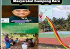 Warga Dusun IV Desa Kapau Jaya Antusias Membangun Lapangan Voli Menyambut HUT RI Ke 80