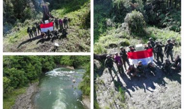 Pos Denom Yonif 751/VJS Patroli Patok Perbatasan, Pastikan Keutuhan Batas Negara