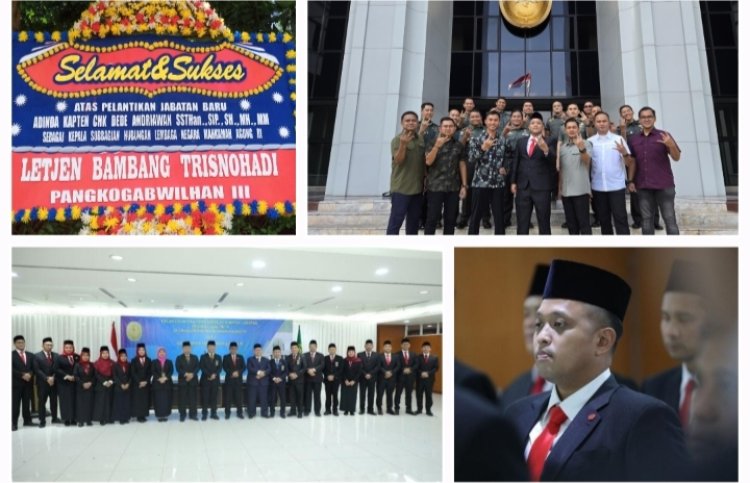 Kapten Chk Dede Andriawan, S.St(Han)., S.IP., S.H. Resmi Dilantik Jabatan Baru Kasubbag Hubungan Lembaga Negara