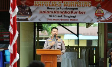 Kapolres Kuansing Tekankan Aktifkan Pos Kamling Dan Perkuat Sinergi Dengan Masyarakat