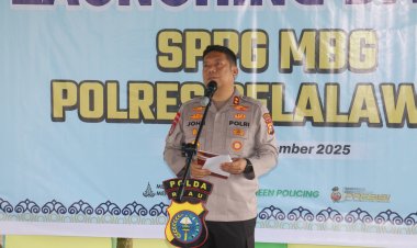 Launching Dapur Satuan Pelayanan Pemenuhan Gizi (SPPG) Makan Bergizi Gratis (MBG) Polres Pelalawan