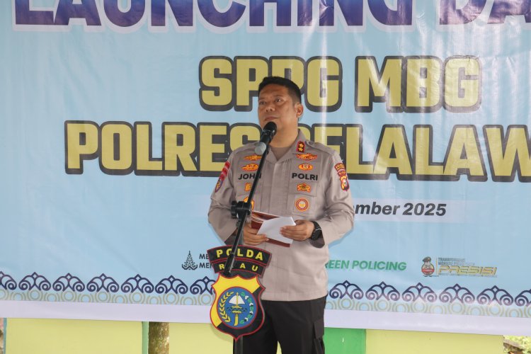 Launching Dapur Satuan Pelayanan Pemenuhan Gizi (SPPG) Makan Bergizi Gratis (MBG) Polres Pelalawan