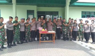 Silahturahmi dan Surprise Pemberian Ucapan Selamat HUT TNI ke-80 oleh Polres Pelalawan