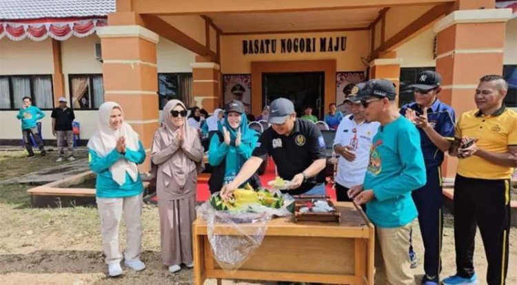 Semarak HUT ke-26 Kuansing: Warga Sentajo Raya Antusias Ikuti Senam Massal