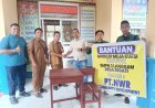 PT NWR Salurkan Bantuan 35 Set Meja Dan Kursi Ke SMP 3 Langgam