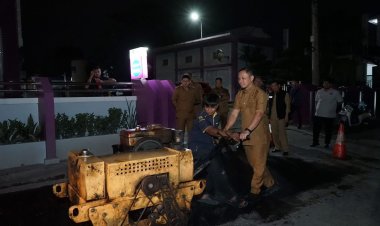Pemko Pekanbaru Pacu Perbaikan Infrastruktur dan Jalan Raya di Tahun 2025
