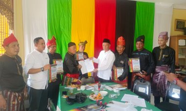 Rapat Perdana Panglimo Besar Hulu Balang Kabupaten Pelalawan Di Pimpin Datuk Panglimo H Tarmizi Maskar