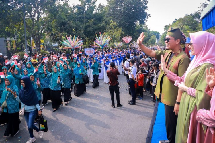 MTQ ke-57 Pekanbaru Tetap Semarak, Hujan Tak Surutkan Semangat