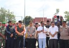 Pelepasan Tim Relawan Bantuan Bencana Alam Kabupaten Pelalawan 11 orang Personil Polres Pelalawan