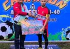 Senator DPD-RI H. Abdul Hamid Resmi tutup Turnamen sepak bola APDESI CUP I U-40