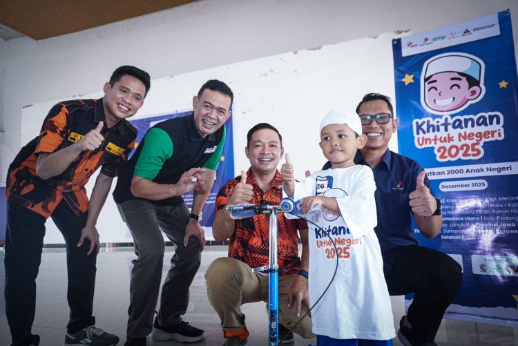 SAPMA Pemuda Pancasila Berkolaborasi Bersama PT EMP Bentu Giat Khitanan Masal
