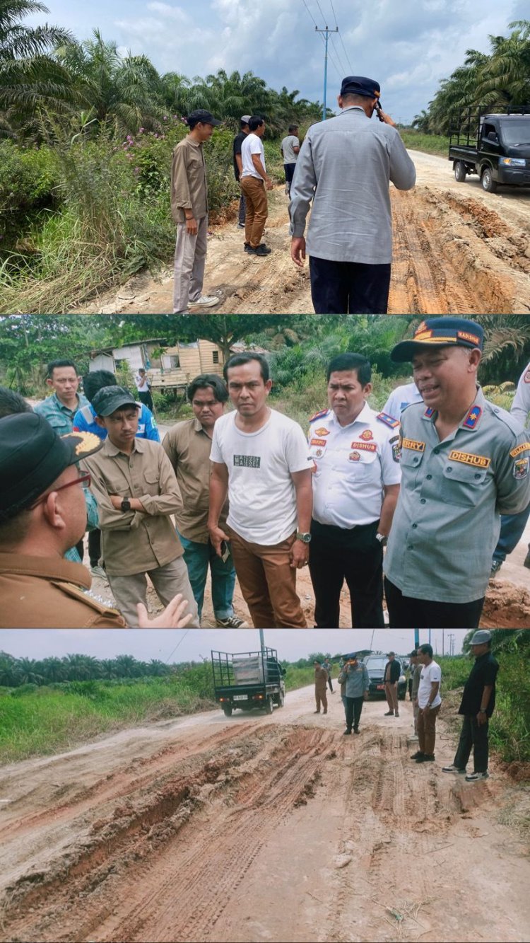 Jalan Rusak, KOMPEL Desak Pemerintah Daerah Pelalawan Dan Perusahaan Bertanggung Jawab
