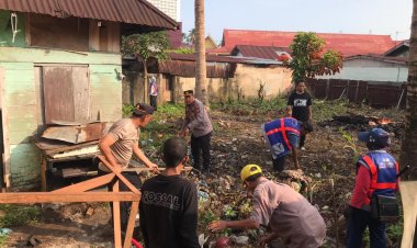 Kapolsek Sukajadi Pimpin Goro Secara Serentak Di Wilayah Kecamatan Sukajadi