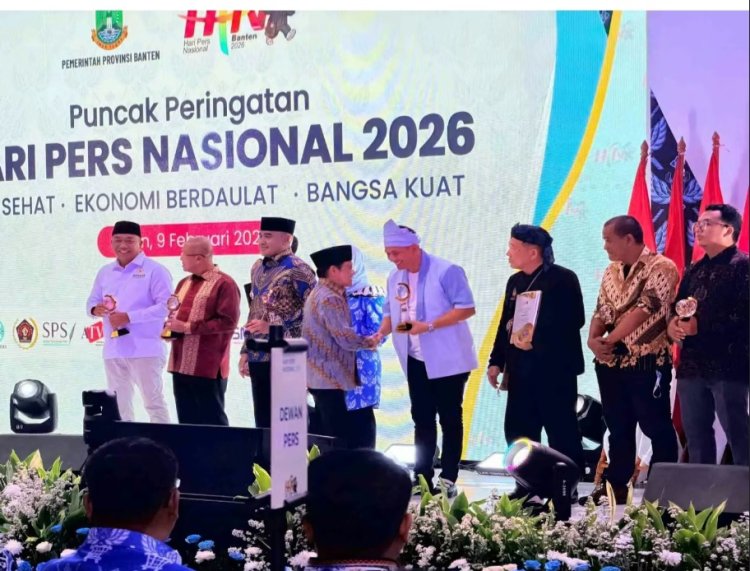 HPN 2026: Wako Pekanbaru Agung Nugroho Dinobatkan Tokoh Peduli Olahraga