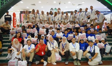 Tebar Energi Sepenuh Hati Lewat SEBARAN 5.0, PHR Zona 1 Gandeng Anak Yatim Pilih Baju Lebaran
